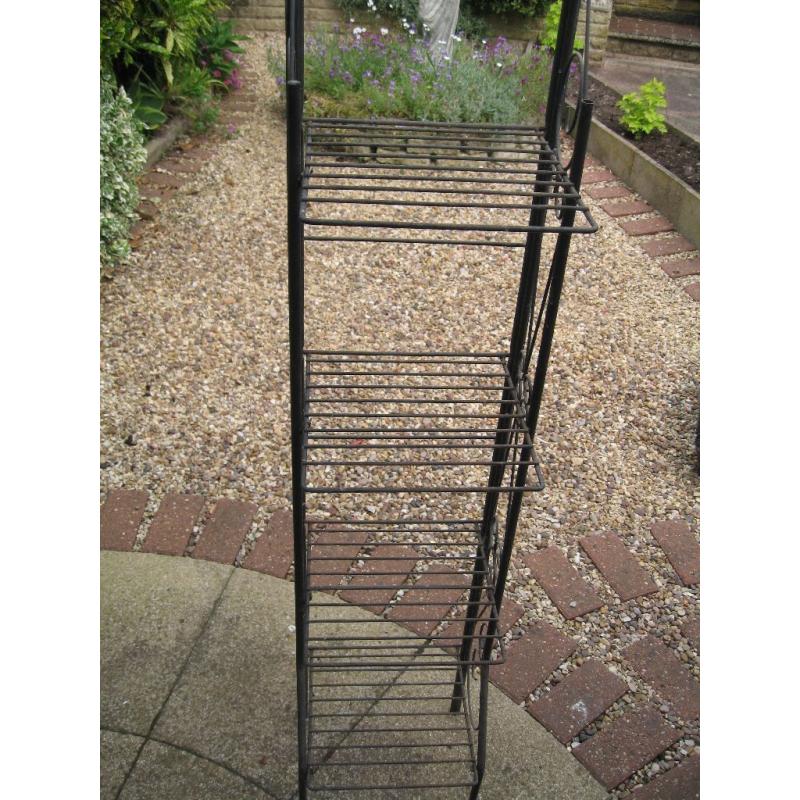 wrought iron plant stand