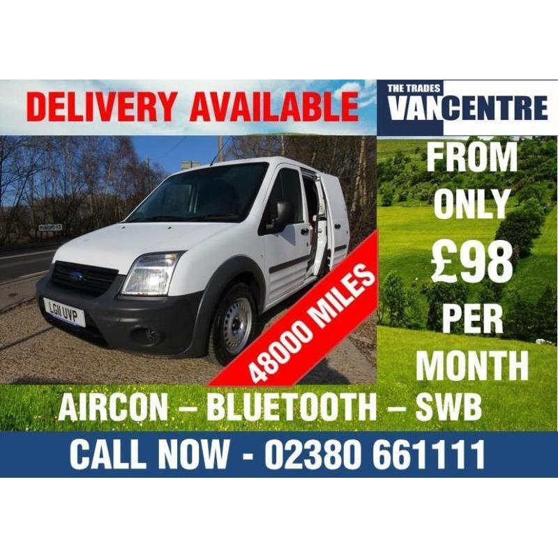 FORD TRANSIT CONNECT SWB 1.8 TDCI AIR CON SIDE LOADING DOOR BLUETOOTH