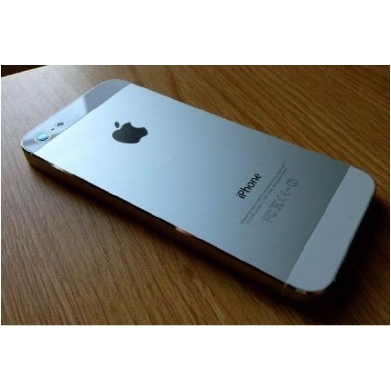 iPhone 5 silver 16gb with box and charger