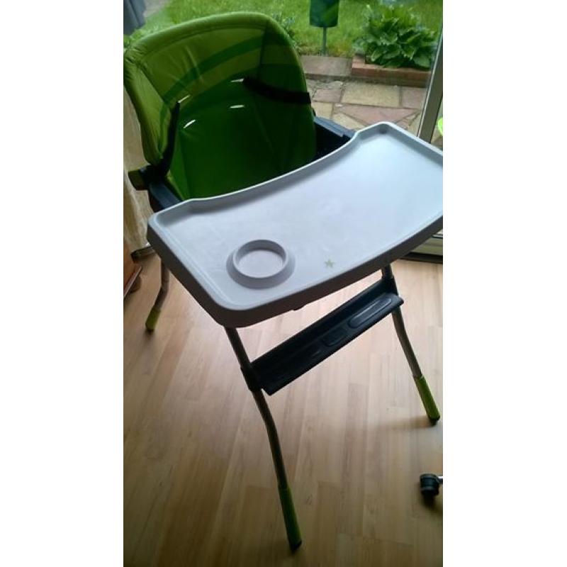 Chicco Jazzy Highchair in green