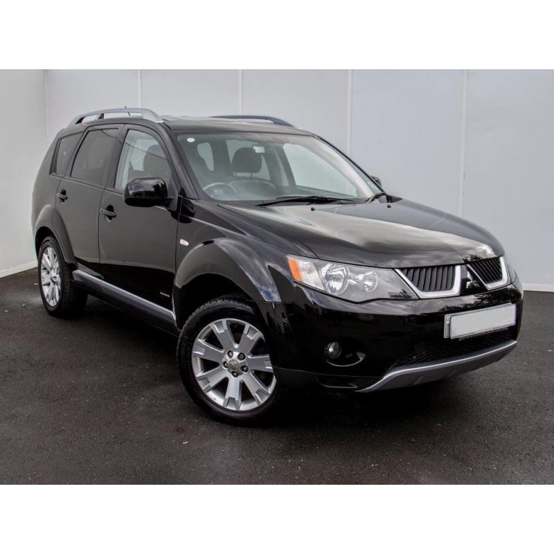 2007 57 MITSUBISHI OUTLANDER ELEGANCE 2.0 DI-D 4x4 BLACK(PART EX WELCOME)***FINANCE AVAILABLE***