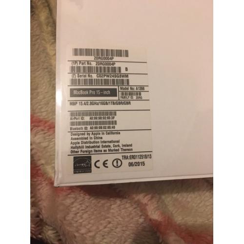 MacBook Pro 15 inches