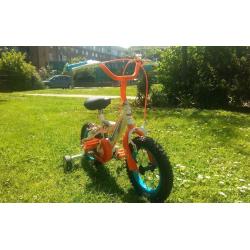 Kids junior bicycle disney planes (Dusty) orange+white in very good condition
