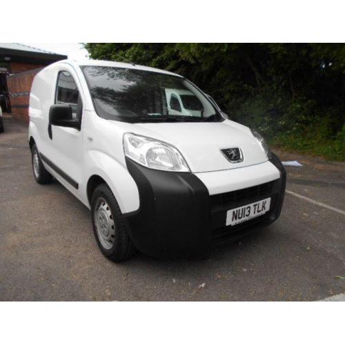 Peugeot Bipper 1.3 HDI 75BHP S VAN DIESEL MANUAL WHITE (2013)