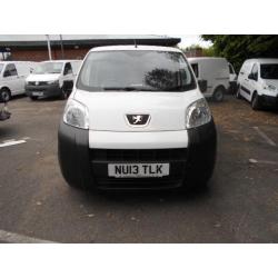 Peugeot Bipper 1.3 HDI 75BHP S VAN DIESEL MANUAL WHITE (2013)