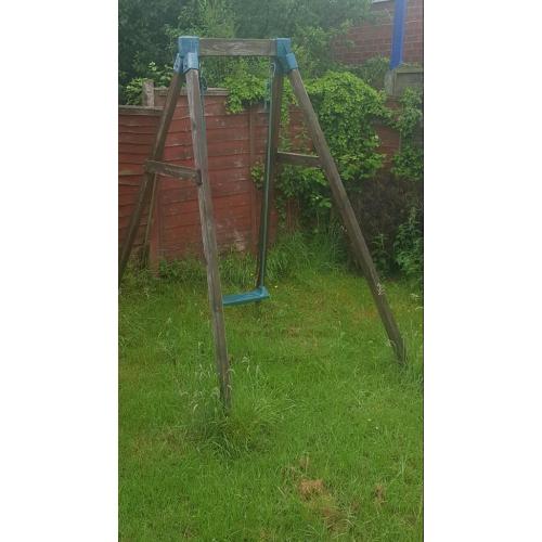 Wooden swing