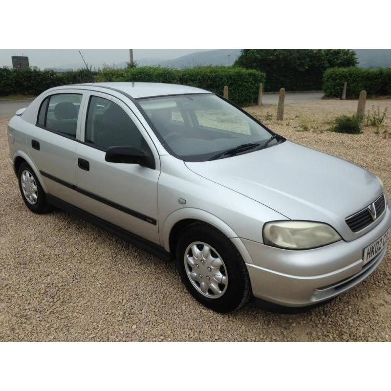 VAUXHALL ASTRA 1.7 DTI LS 5 DOOR MANUAL DIESEL HATCHBACK IN SILVER 2002 WITH 196K AND 4 MONTHS MOT
