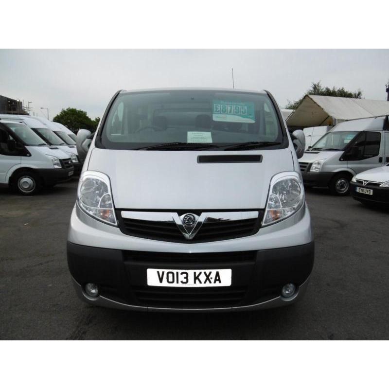 2013 VAUXHALL VIVARO 2700 CDTI SPORTIVE IN SILVER WITH AIR CONDITIONING,ELECTRIC