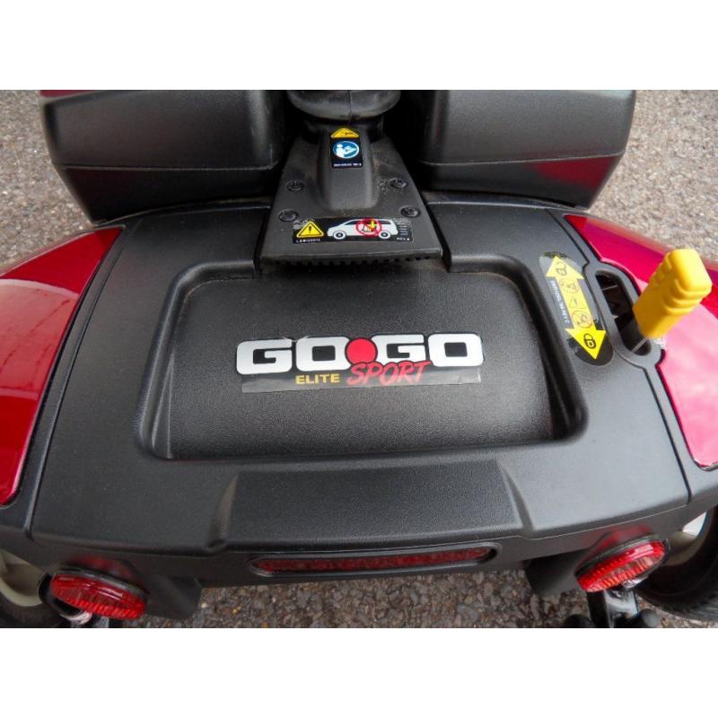 NEARLY NEW "GOGO ELITE SPORT MOBILITY SCOOTER"