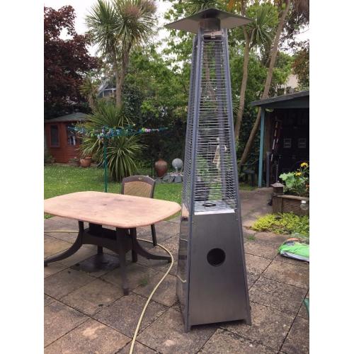 AZ 87" tall patio heater with glass tube. x display