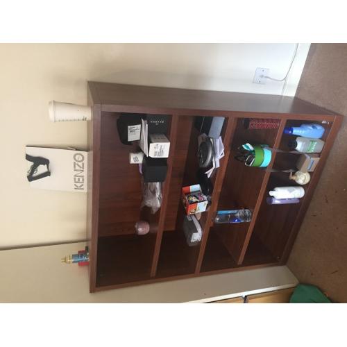 Wooden bookshelf