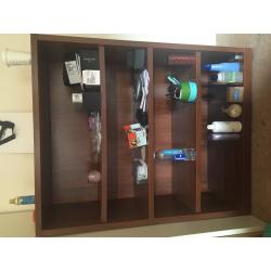 Wooden bookshelf