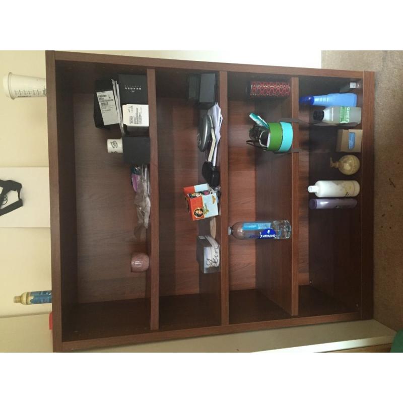 Wooden bookshelf