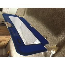 Like new blue bed guard