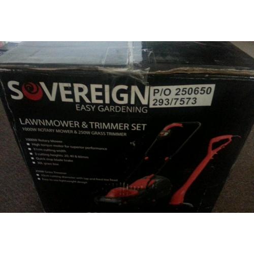 Brand new mower and strimmer