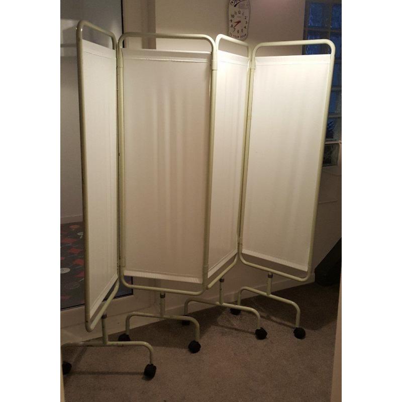 Medical Privacy Screen - 4 Panel Folding