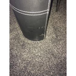 DINING TABLE GLASS WITH 6 CHAIRS