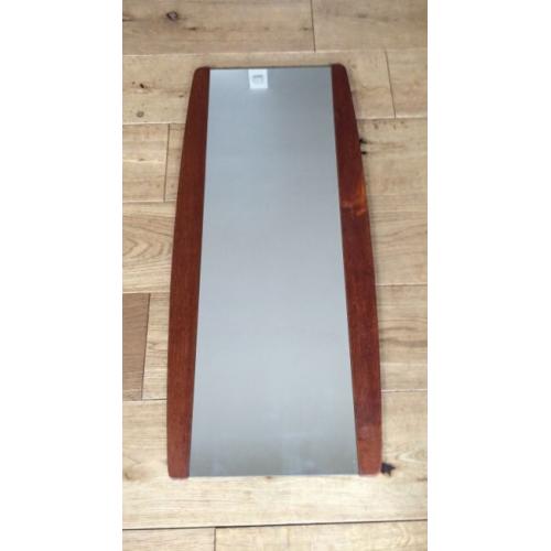 Vintage Solid Teak Framed Mirror