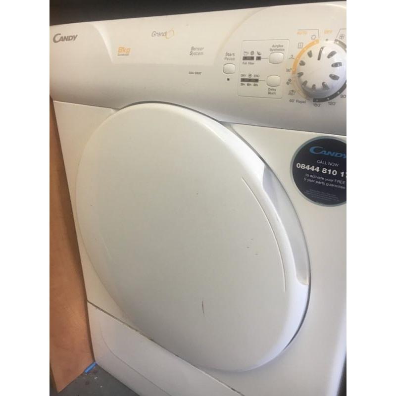 Candy grand 8kg condenser tumble dryer