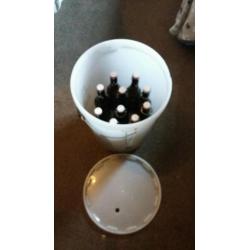 Brewing bin & beer bottles