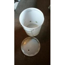 Brewing bin & beer bottles