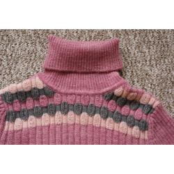 House Clearance - Cathcart G44 * Two Women’s 100% Wool Jumper, Roll-neck + V-neck Size 10