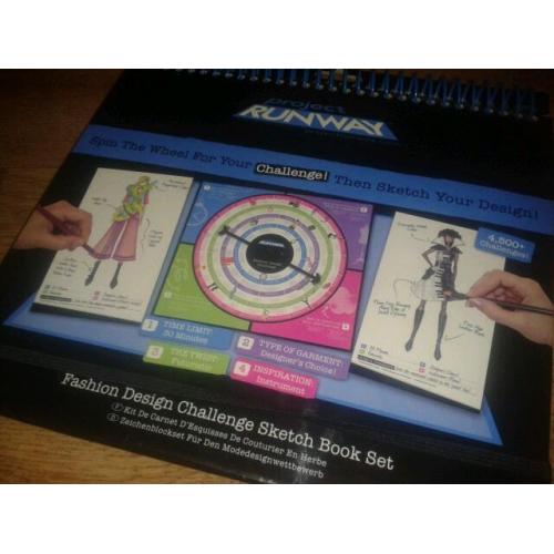 New Project runway fashion design challenge sketch set