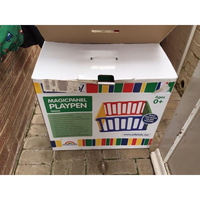 Magic panel playpen by Jollykids - Boxed