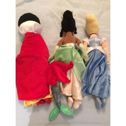 Disney store plush princesses