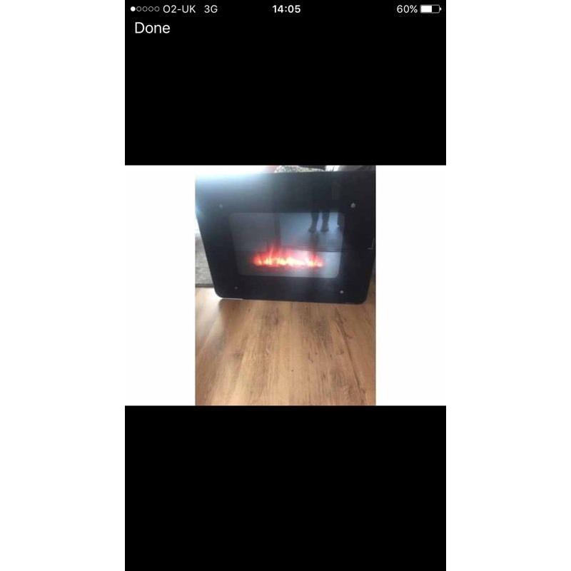 Beautiful electric wall fire