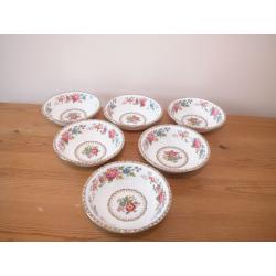 Royal Grafton Malvern dessert bowls, 6 off
