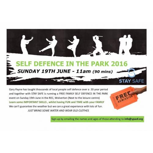FREE Self Defence in the Park