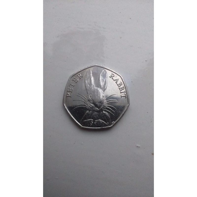 Peter rabbit 50 pence