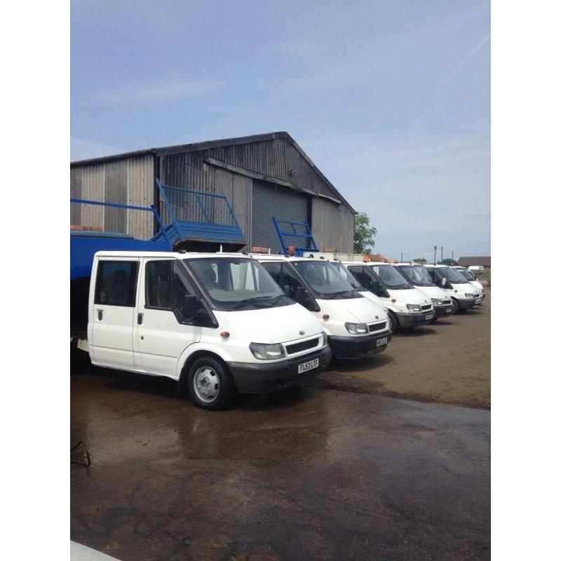 Ford transit tippers