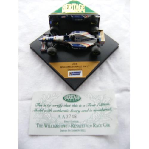 Onyx 1-43 F1 model of Damon Hill Williams Renault