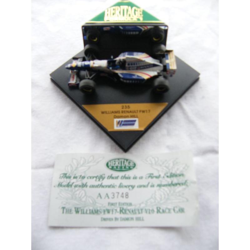 Onyx 1-43 F1 model of Damon Hill Williams Renault