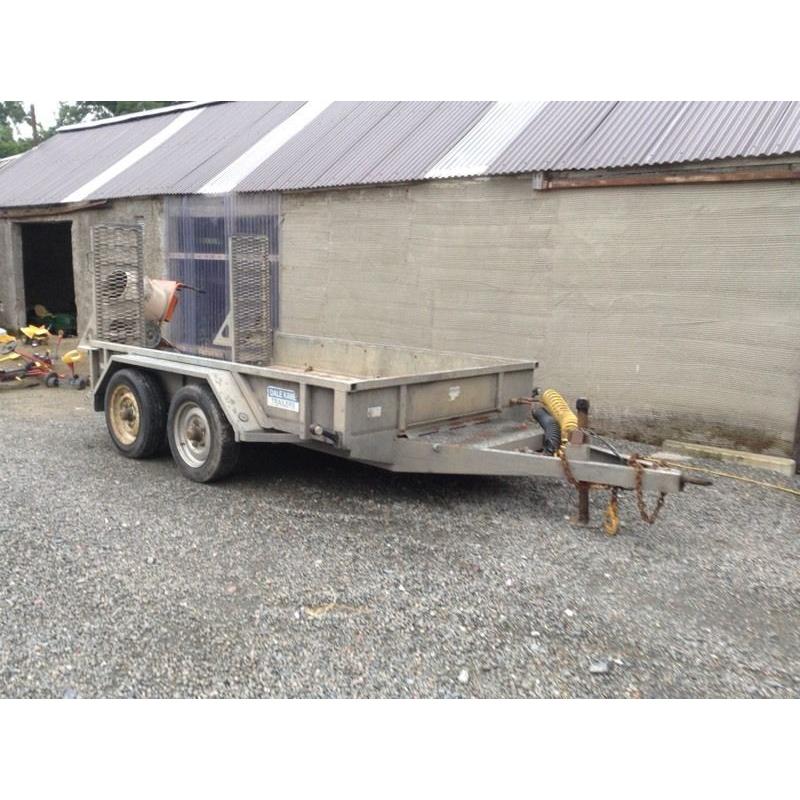 Dale Kane 4 tonne 10 x 6 Plant Trailer on Air and LED lights