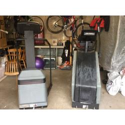 Life Fitness Cross-Trainer and Step Machine