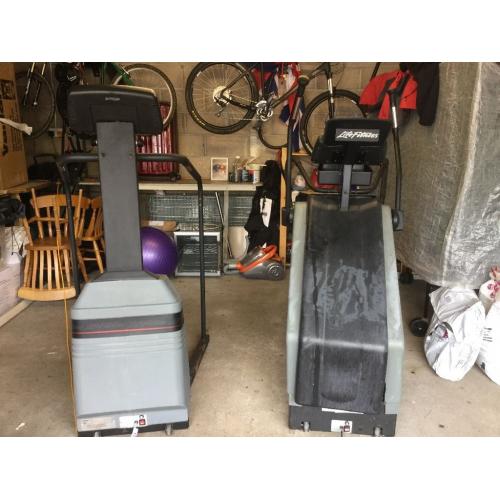 Life Fitness Cross-Trainer and Step Machine