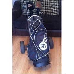 Power kaddy trolley and ram golf bag