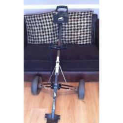 Power kaddy trolley and ram golf bag