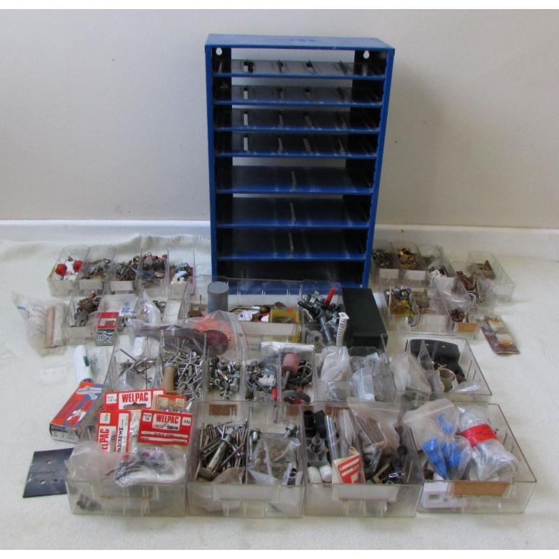 Storage garage metal box drawers hobby collectors 27 drawers & valuables bits and bobs