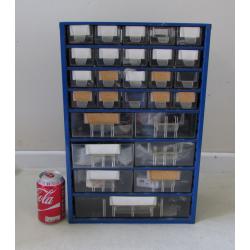 Storage garage metal box drawers hobby collectors 27 drawers & valuables bits and bobs