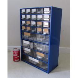 Storage garage metal box drawers hobby collectors 27 drawers & valuables bits and bobs
