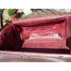 Vintage Leather Gladstone Doctors Bag