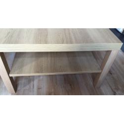 Large wooden coffee table