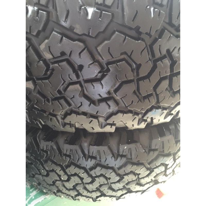 TYRES BF GOODRICH 265 70 16 set of 4