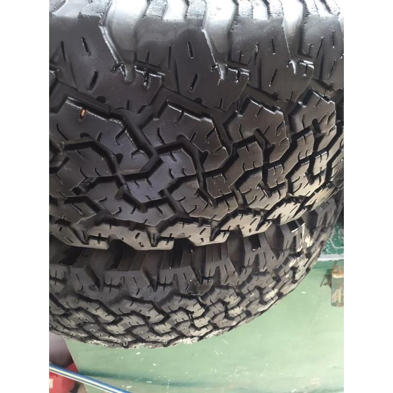 TYRES BF GOODRICH 265 70 16 set of 4