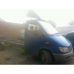 2002 sprinter 311 CDI Chaise & cab