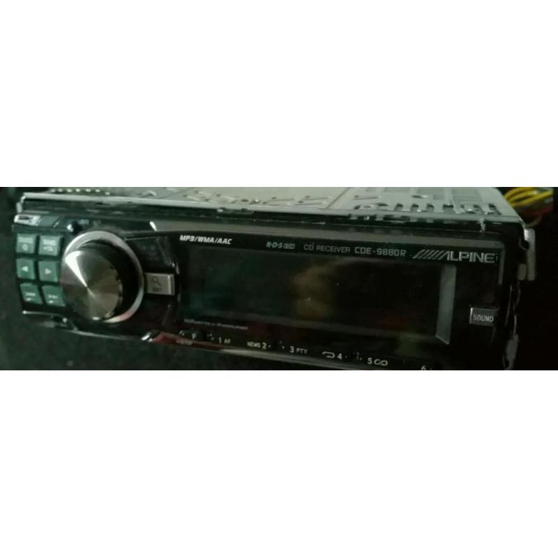 alpine cde-9880r USB